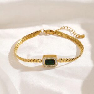 Zircon snakechain Bracelet✨