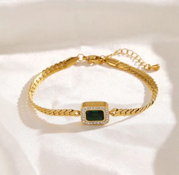 Zircon snakechain Bracelet✨