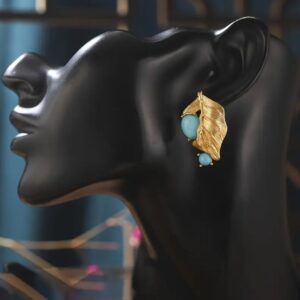 Blue Torquoise Dangle Earrings