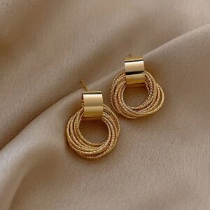 Multilayer Rings Earring
