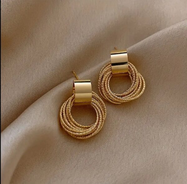 Multilayer Rings Earring