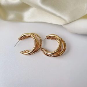 C-shaped Stainless Steel Earrings