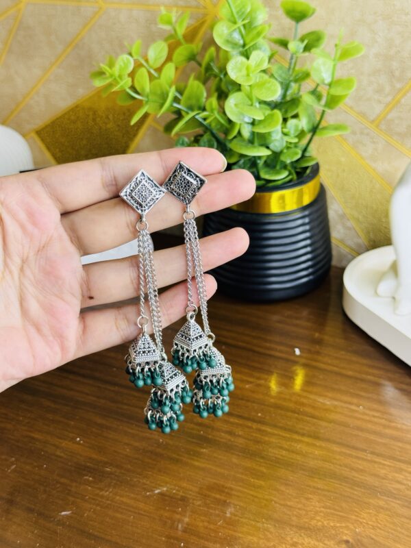 Oxidized Jhumkas✨ - Image 2