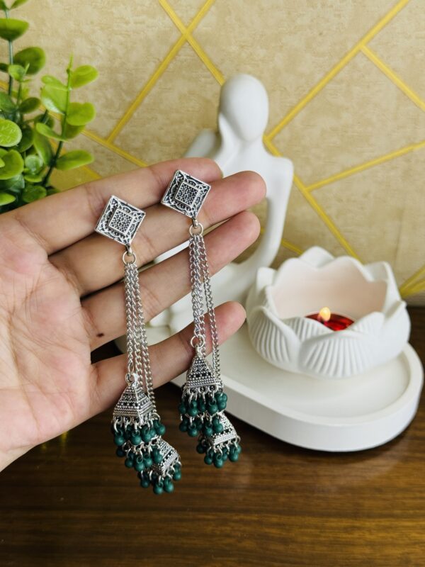 Oxidized Jhumkas✨